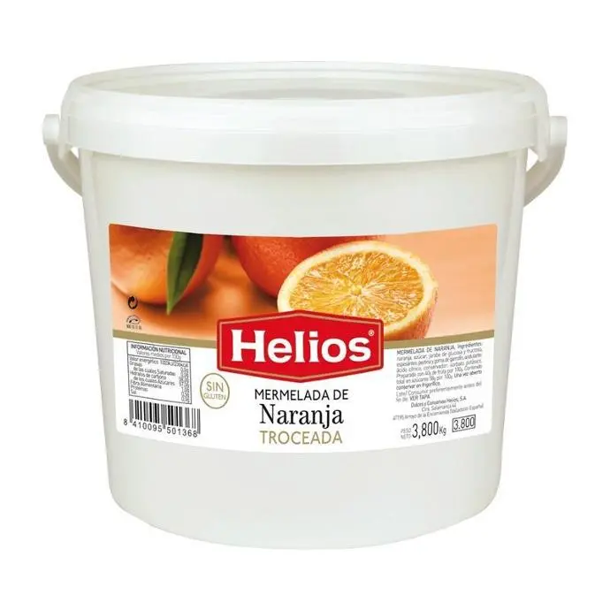 MERMELADA DE NARANJA TROZOS CUBO 4,2 KG HELIOS