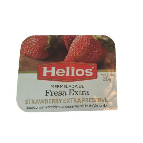 MERMELADA FRESA "HELIOS" 25GR  C/80 UDS.