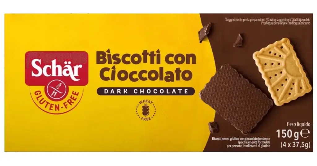 SCHAR-BISCOTTE CIOCCOLATO 150G GALLETAS S/GLUTEN