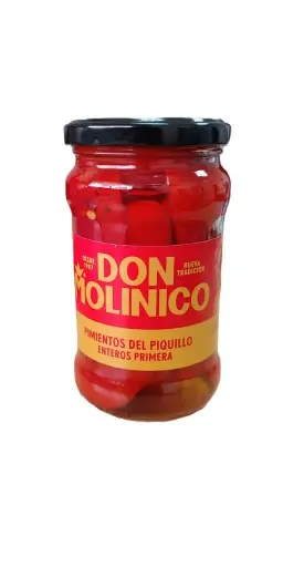 [PR/00221] PIMIENTO DE PIQUILLO "DON MOLINICO" "CRISTAL" 290 GR.