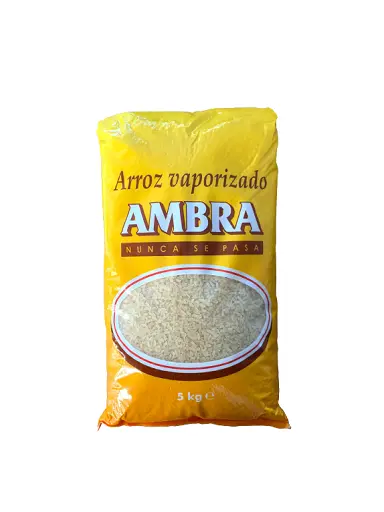 [2652] ARROZ VAPORIZADO REDONDO AMBRA 5 KG 